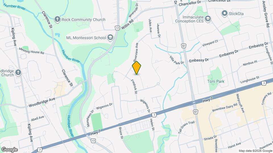 56 Francis St Map and Location Details