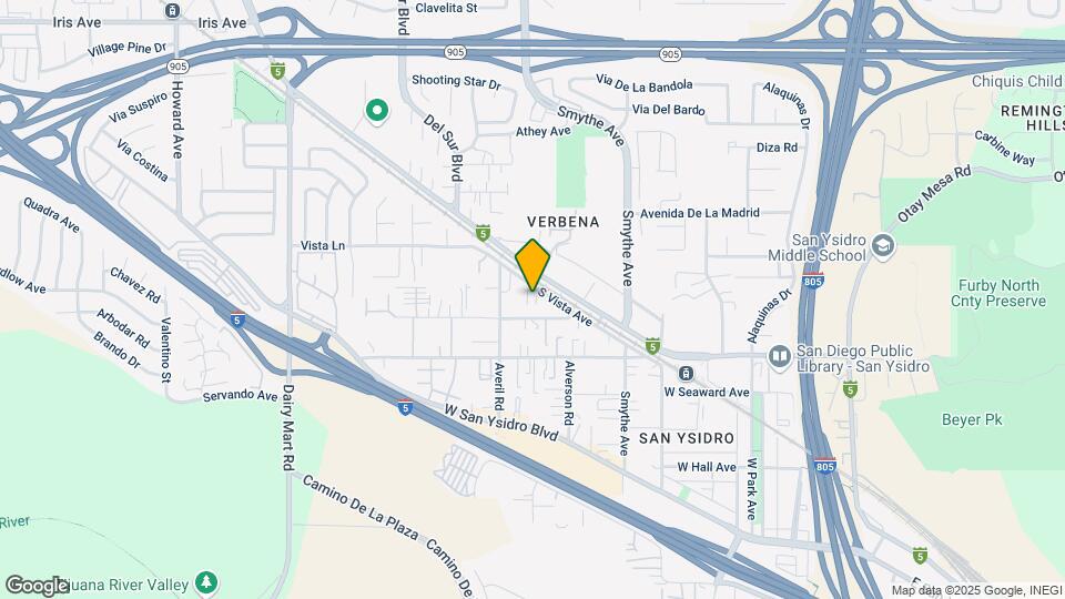 350 S Vista Ave Map and Location Details