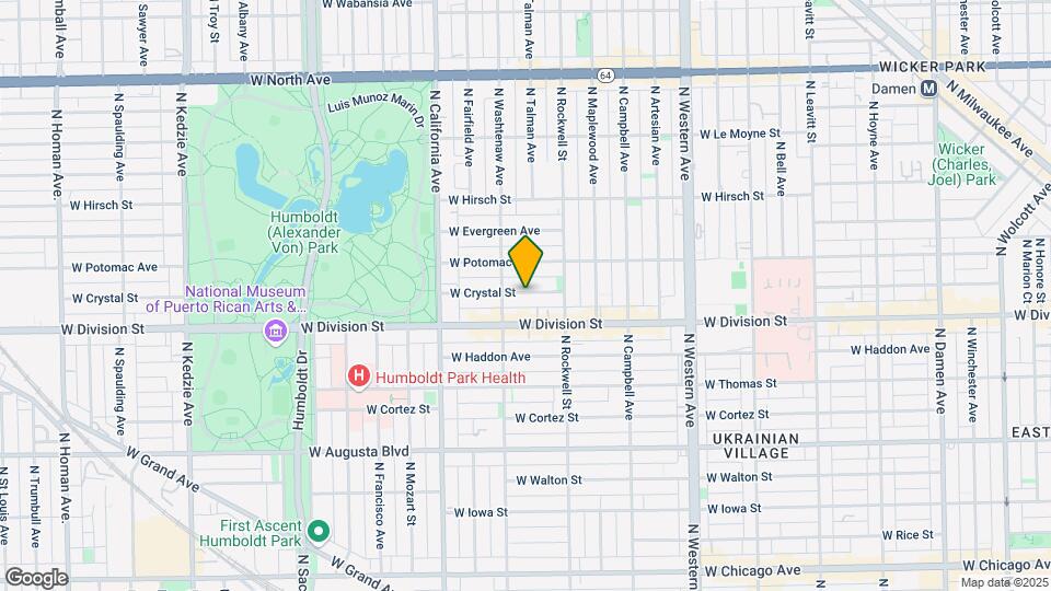 2637 W Crystal St Map and Location Details