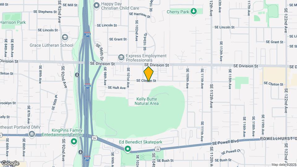 10332 SE Clinton St Map and Location Details