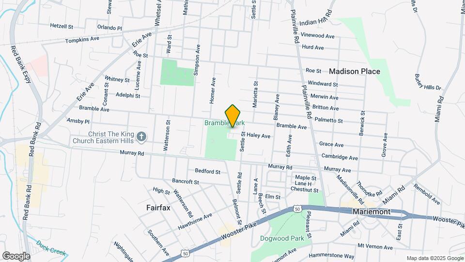 6578 Haley Ave Map and Location Details