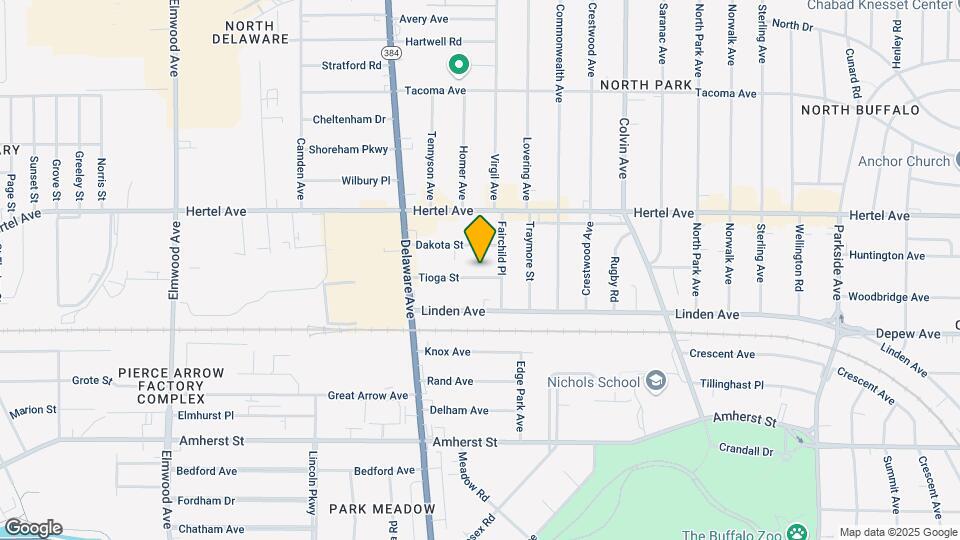 23 Tioga St Mapa y Detalles de la Ubicación