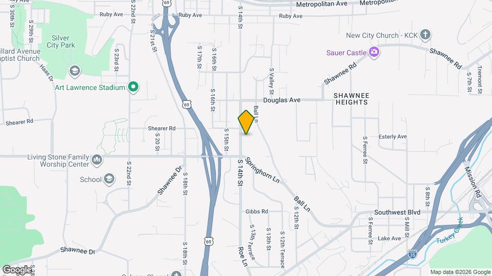 2015 S 14th St Map and Location Details