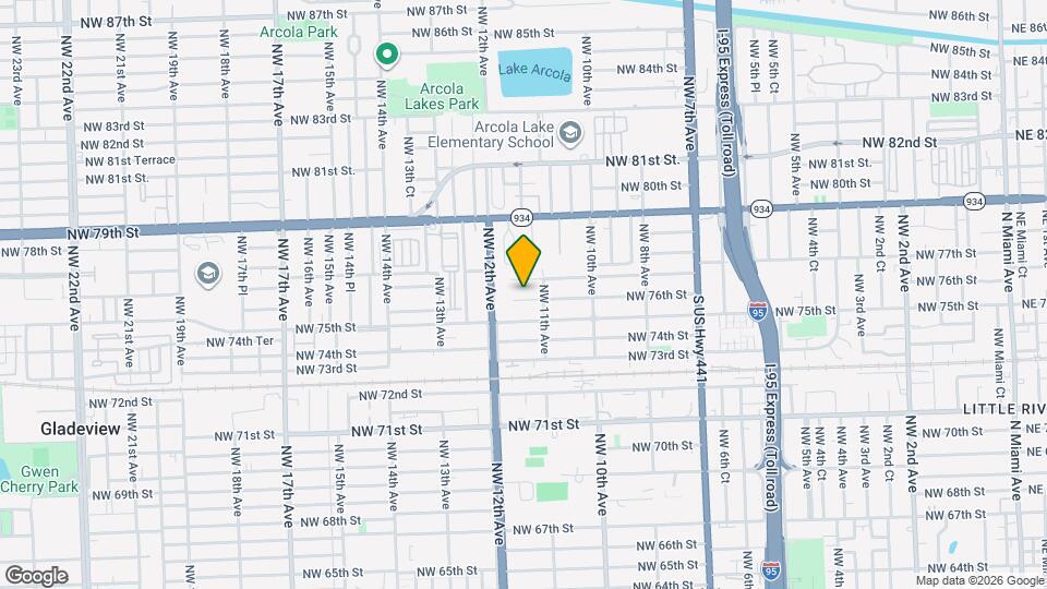 1139 NW 76th St Mapa y Detalles de la Ubicación