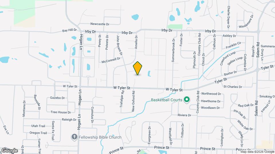 1570 New Oxford Rd Map and Location Details