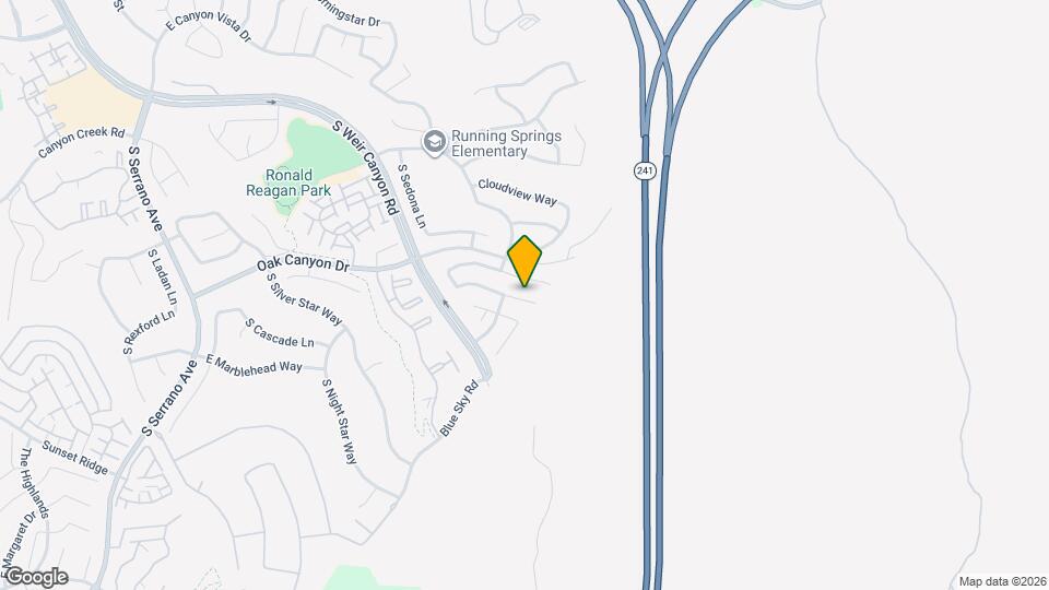 8865 E Wiley Way Map and Location Details