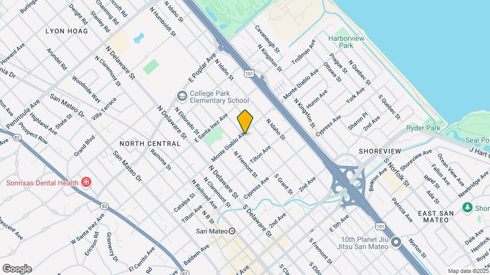 154 N Grant St Mapa y Detalles de la Ubicación