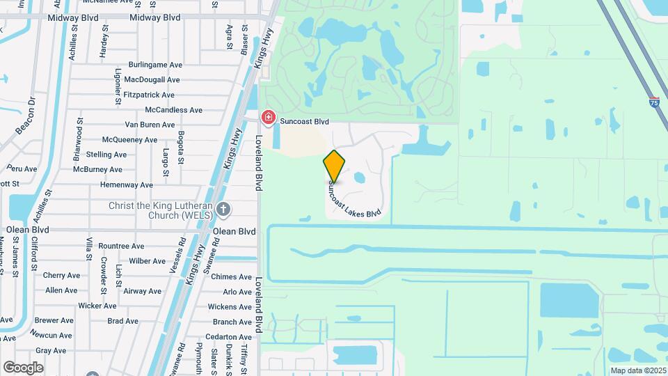 2803 Suncoast Lakes Blvd Map and Location Details