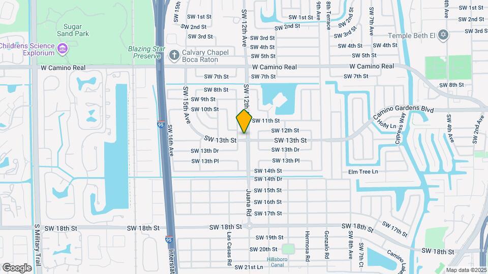 1299 SW 12th Ave Map and Location Details