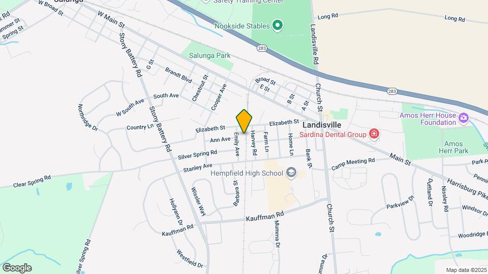 Landisville Apartment Mapa y Detalles de la Ubicación