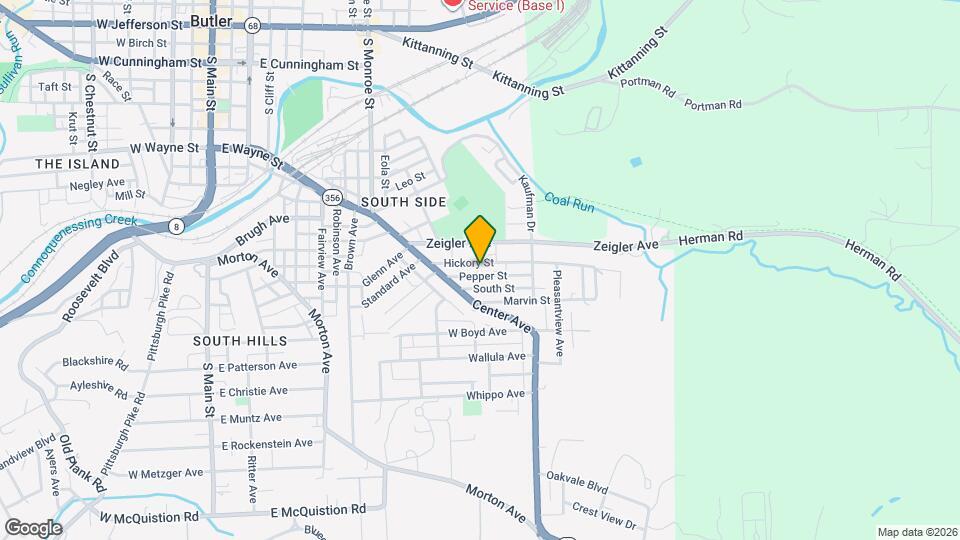 39 Hickory St Map and Location Details