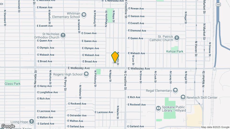 4708 N Napa St Mapa y Detalles de la Ubicación