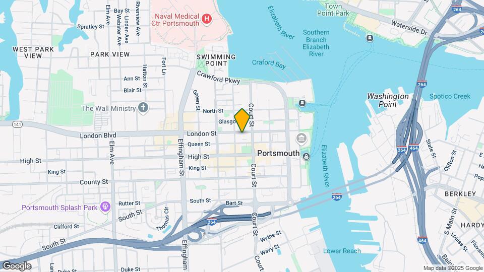 423 London St Mapa y Detalles de la Ubicación