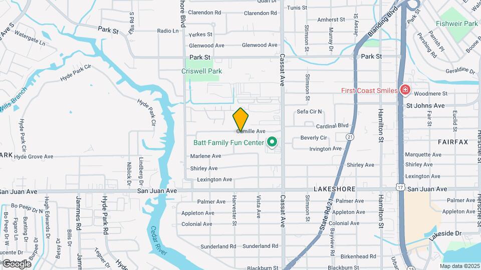 5166 Camille Ave Map and Location Details