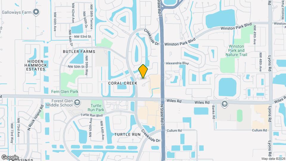 5788 NW 48th Dr Mapa y Detalles de la Ubicación