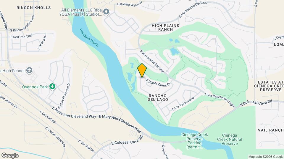 10833 S Camino San Clemente Mapa y Detalles de la Ubicación