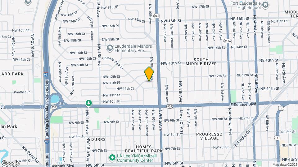 924 NW 11th Ct Map and Location Details