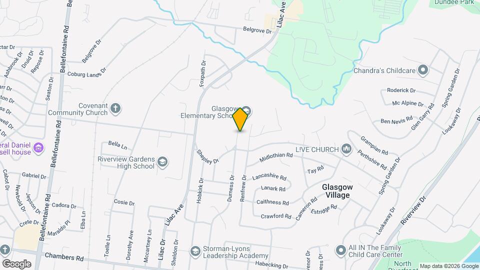 10524 Durness Dr Map and Location Details