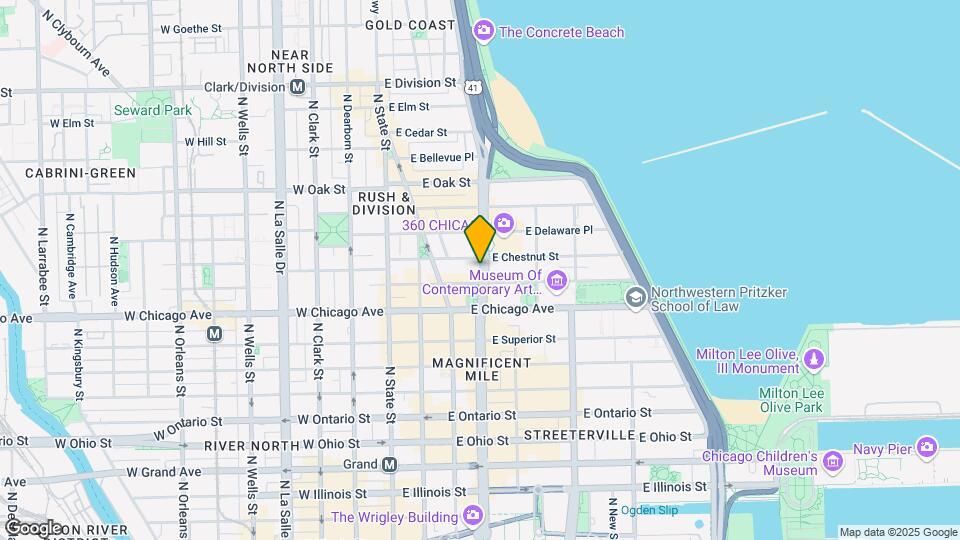 247 E Chestnut St Map and Location Details