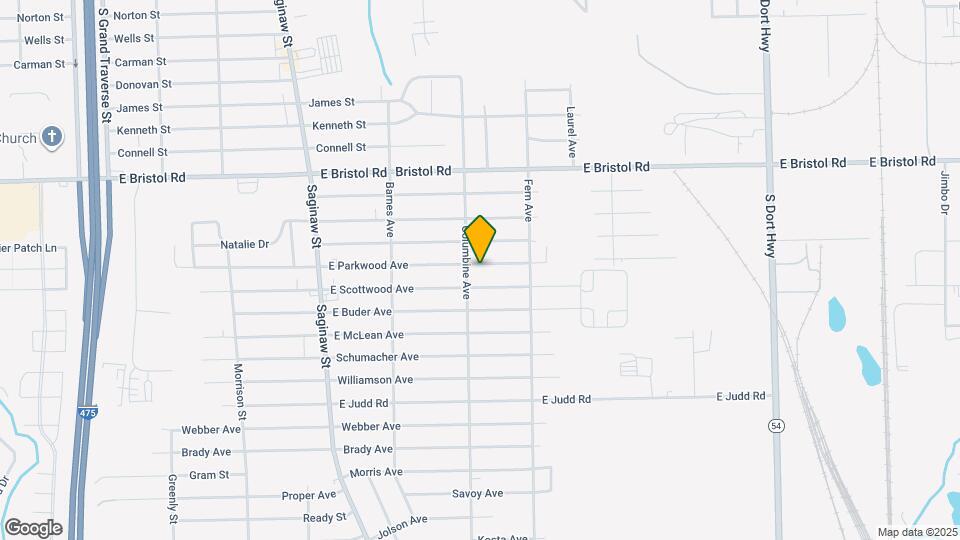 2188 E Parkwood Ave Map and Location Details