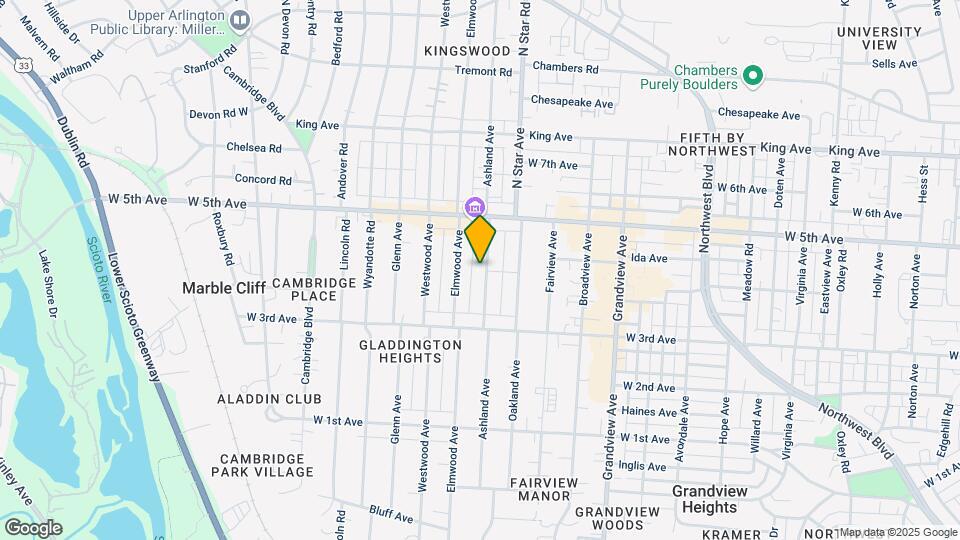 1477-1483 Ashland Ave Map and Location Details