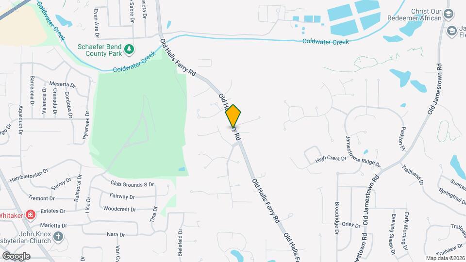 13355 Old Halls Ferry Rd Mapa y Detalles de la Ubicación