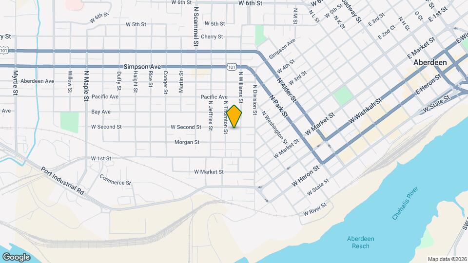 1409 W Second St Map and Location Details