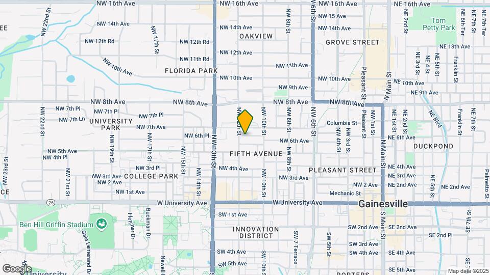 1115 NW 6th Pl Map and Location Details