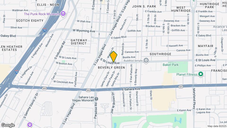 522 E St Louis Ave Map and Location Details