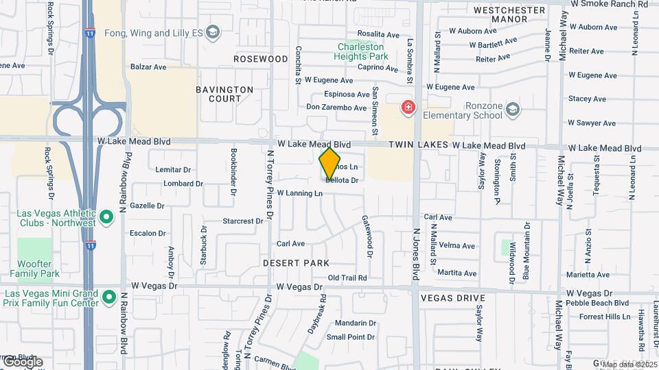 6241 Bellota Dr Map and Location Details