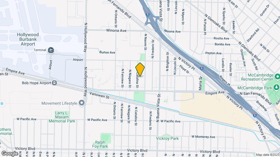 2242 N Catalina St Map and Location Details