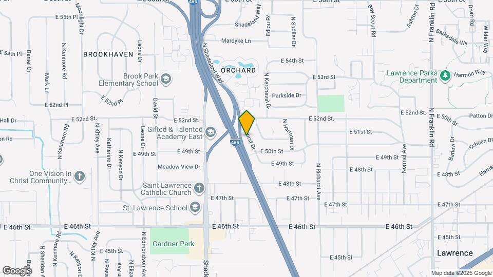 5104 Elmhurst Dr Mapa y Detalles de la Ubicación