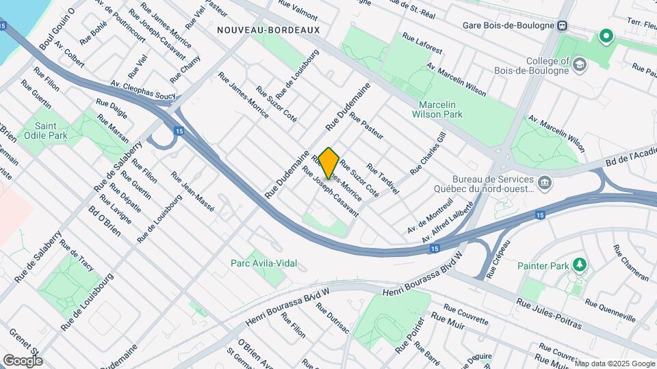 11483 Joseph-Casavant Rue Map and Location Details