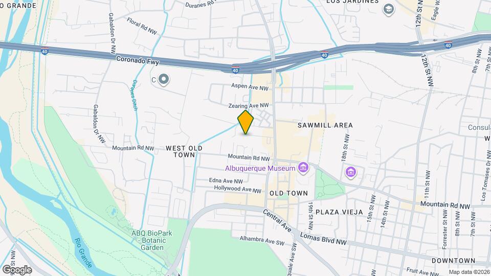 2444 Pueblo Bonito Ct NW Map and Location Details