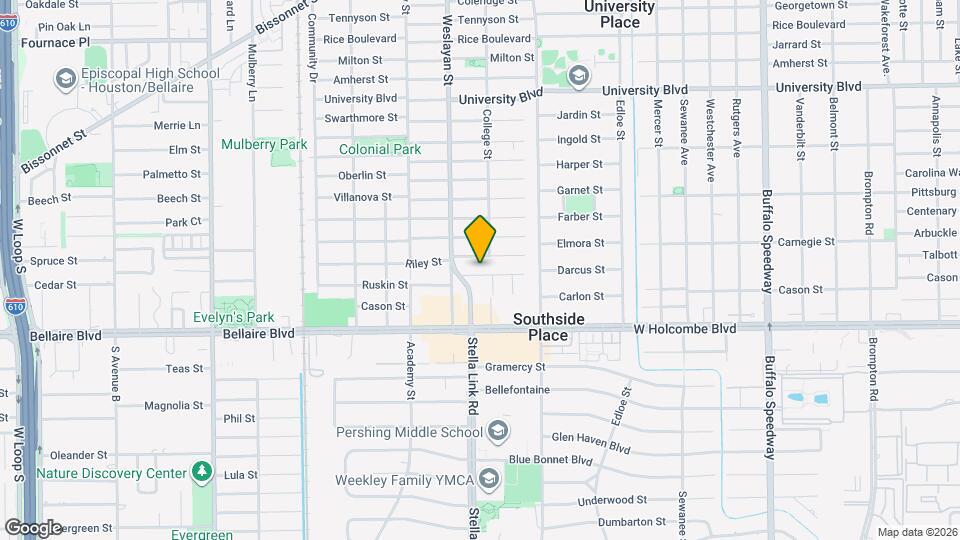 3912 Ruskin St Map and Location Details