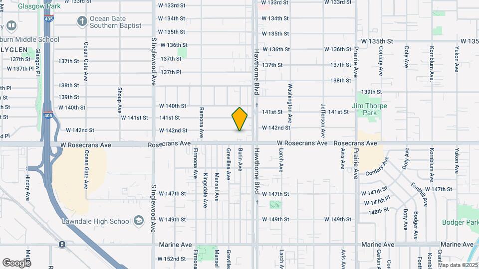 4446 W 142nd St Mapa y Detalles de la Ubicación