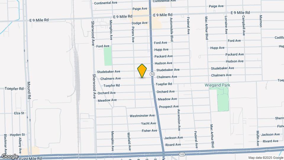 7552 Chalmers Ave Map and Location Details