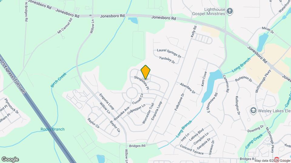 2701 Trebek Ct Map and Location Details