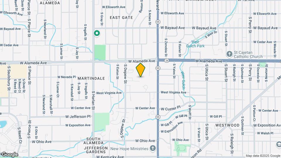 440 S Depew St Map and Location Details