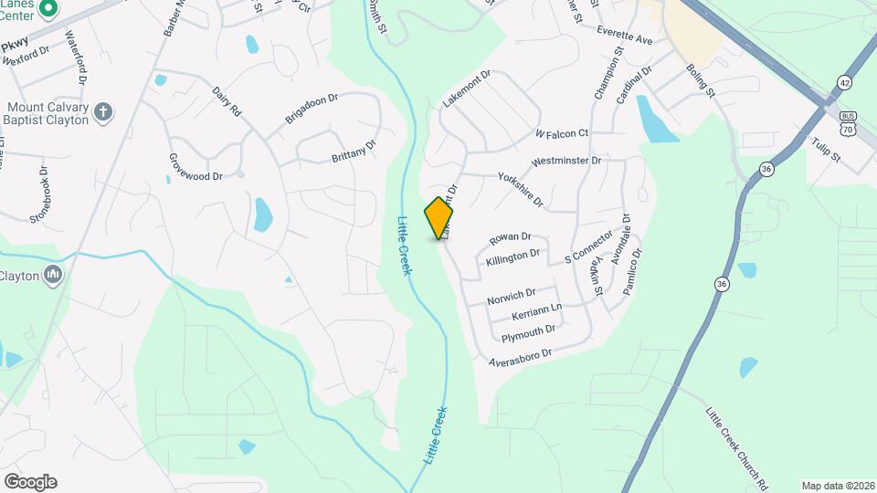 105 Lakemont Dr Mapa y Detalles de la Ubicación