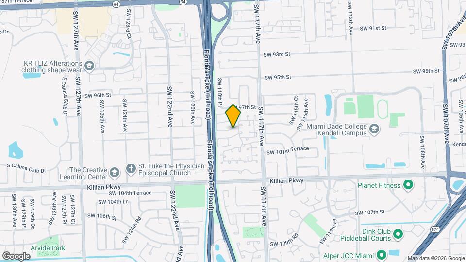 11824 SW 99th St Map and Location Details