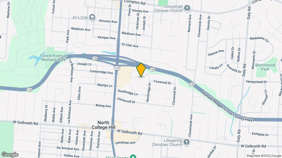 1516 Collegewood Ln Map and Location Details