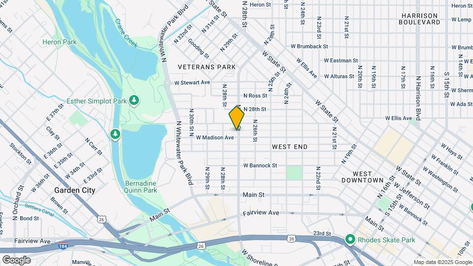 503 N 27th St Map and Location Details