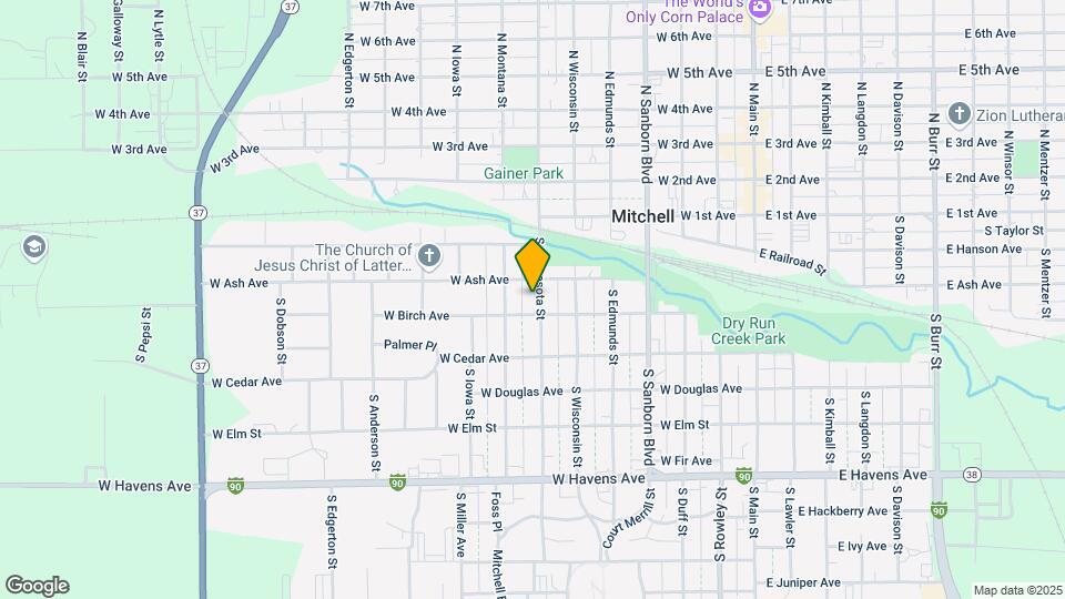 315 S Minnesota St Map and Location Details