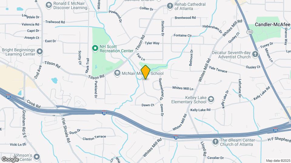 2412 Dawn Dr Map and Location Details