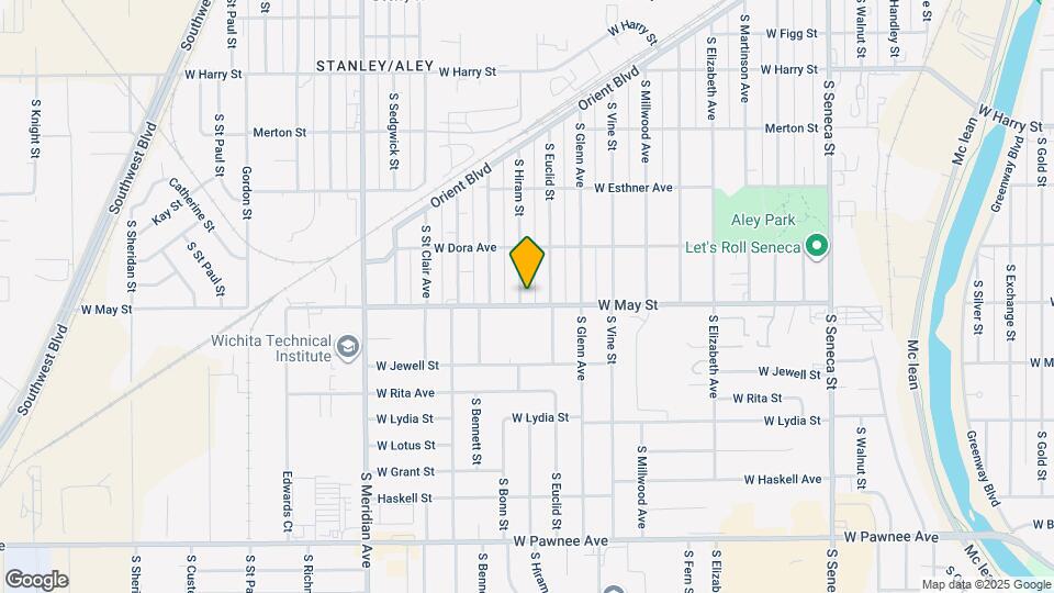 1956 S Hiram St Map and Location Details