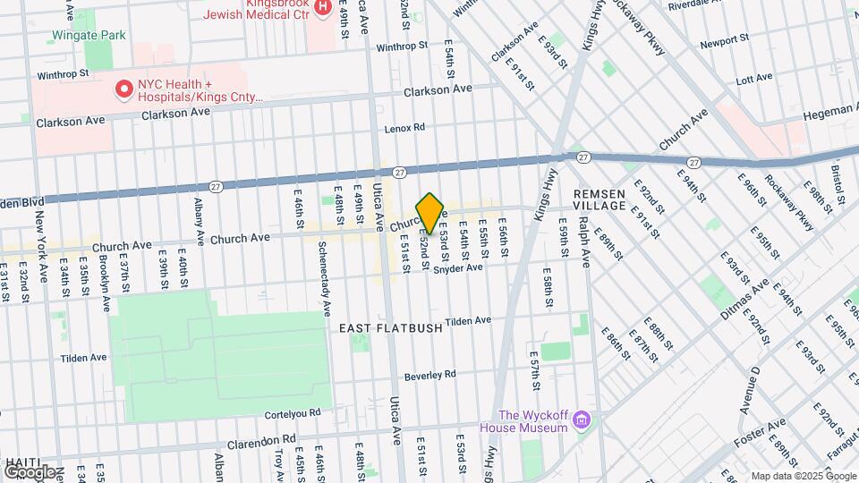 385 E 52nd St Map and Location Details