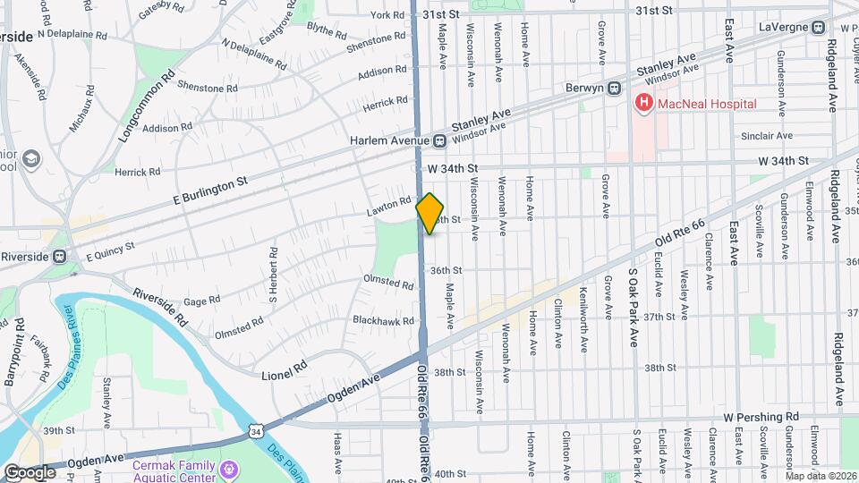 3515 S Harlem Ave, Unit 6B Map and Location Details