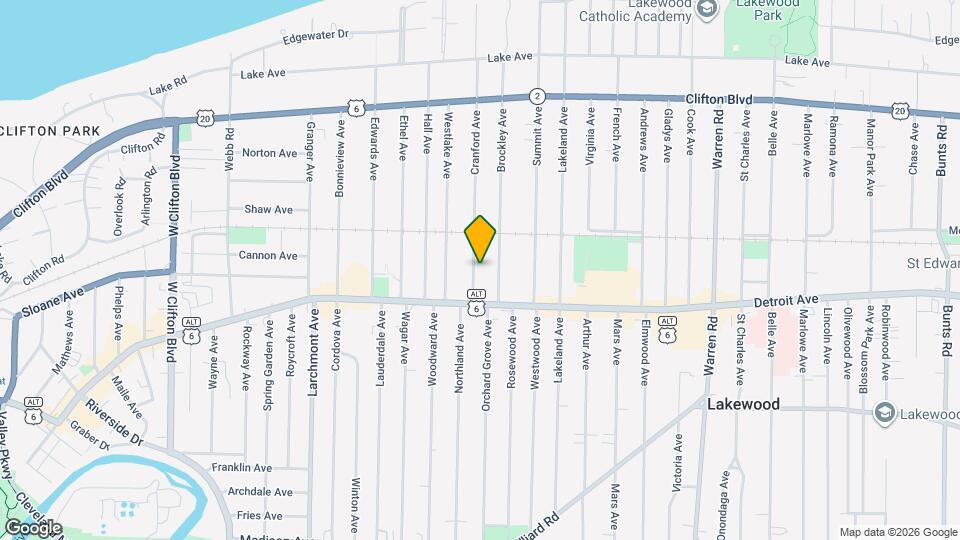 1363 Cranford Ave Map and Location Details