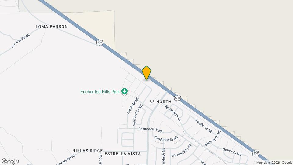 5833 Sandoval Dr NE Map and Location Details